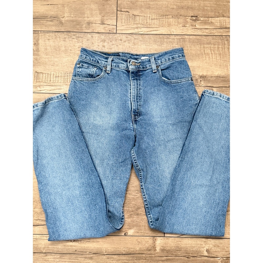 Vintage Levis 550 Relaxed Fit Tapered Leg Jeans Medium Wash Blue Denim 10 M Mens